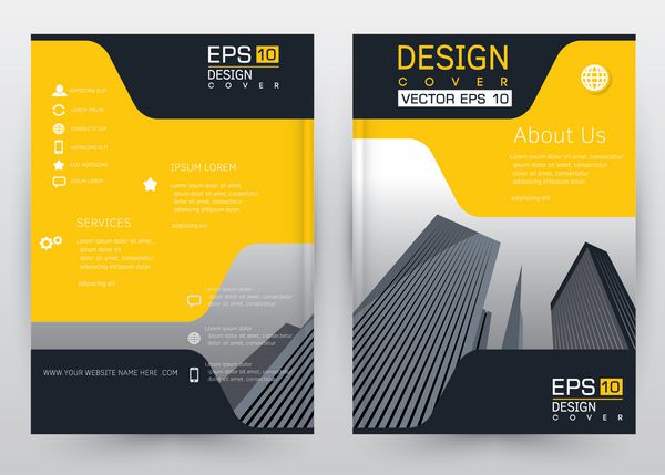 مجموعه طراحی بروشور مجموعه بروشور گزارش سالانه مجله پوستر ارائه شرکت نمونه کارها فلیکر بنر وب سایت اندازه A4