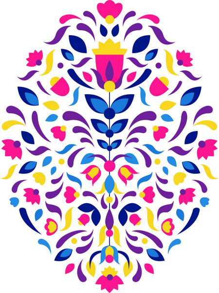 تزئین قبیله ای مکزیکی و آفریقایی گلدوزی آزتک نسخه قومی برای طراحی مد لباس گلدوزی آگهی ها پوستر کارت پس زمینه تصویر برداری