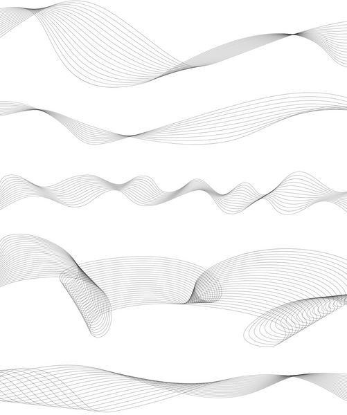 عنصر موج انتزاعی برای طراحی عددی دیجیتال فرکانس دیجیتال پس زمینه تلطیف هنر تصویر برداری موج با خطوط ایجاد شده با استفاده از ابزار ترکیبی خط موج شونده منحنی نوار صاف