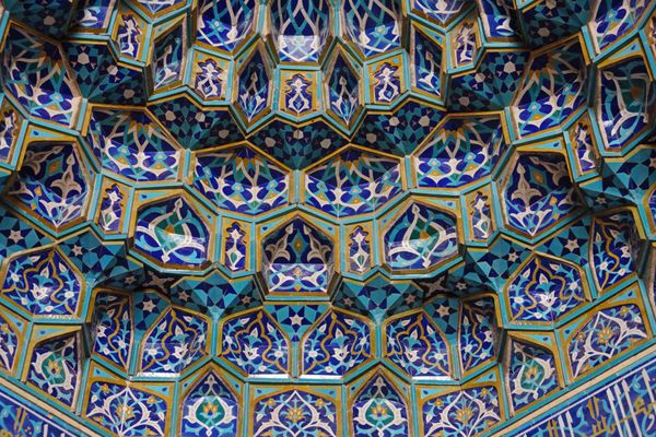 در ایران بافت انتزاعی معماری مذهبی مسجد سقف تاریخ ایران