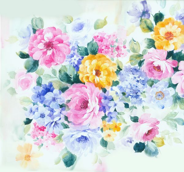 لذت بصری از گل برگ و گل طراحی هنری