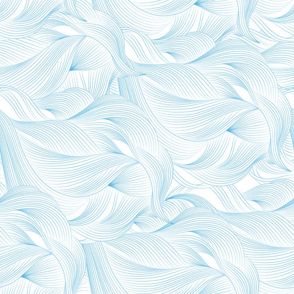 چکیده کارتون آبی سفید پس زمینه تصویر زمینه الگوی دودل امواج دریا اقیانوس رودخانه باد پارچه بافت بدون درز چاپ طراحی وب کارت پوستر فلیکر بنر بسته بندی بسته بندی
