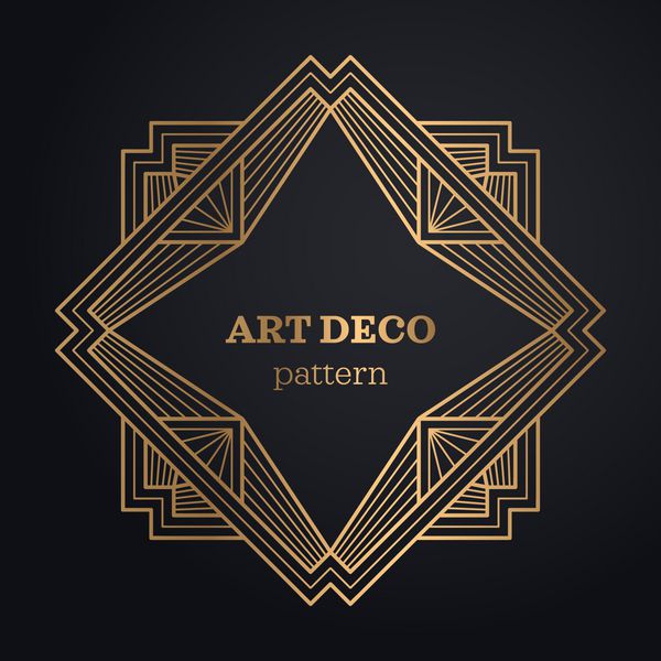 پس زمینه هنری هنر deco