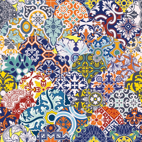 Azulejos الگوی بدون درز الگو