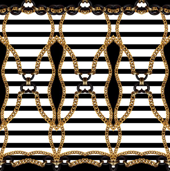 زنجیره طلایی و الگوی هندسی