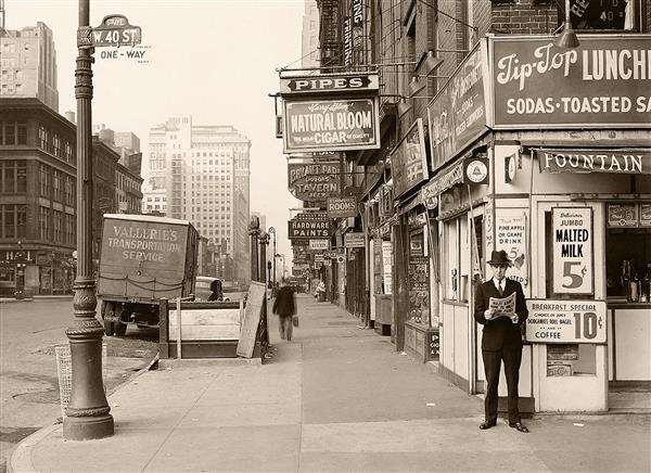 تصویر قدیمی وینتیج از نیویورک