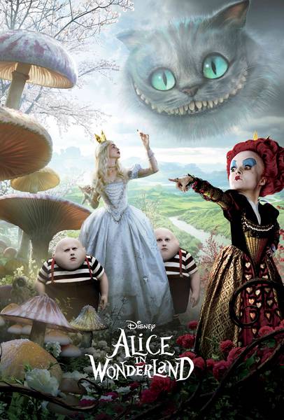 کاور فیلم آلیس در سرزمین عجایب همراه ملکه سیاه