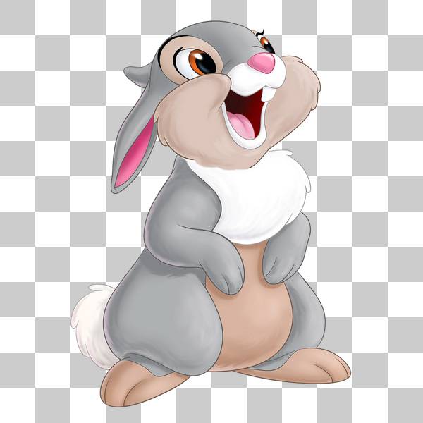 خرگوش از کارتون بامبی