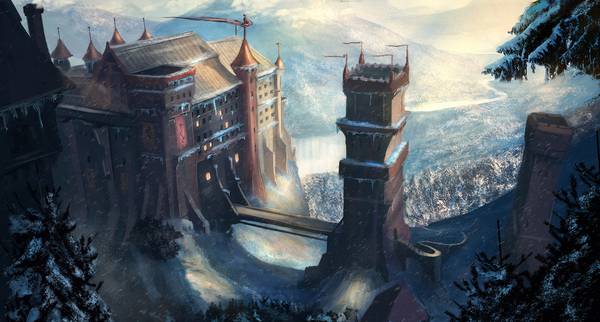 تصویر از بالای شهر در بازی تاج و تخت