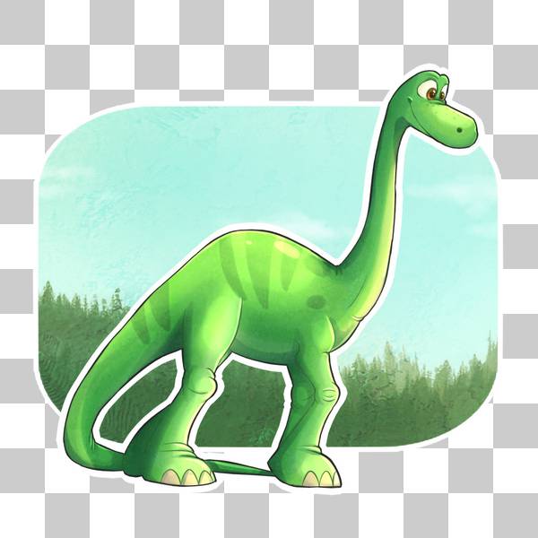 مامو دایناسور سبز زیبا