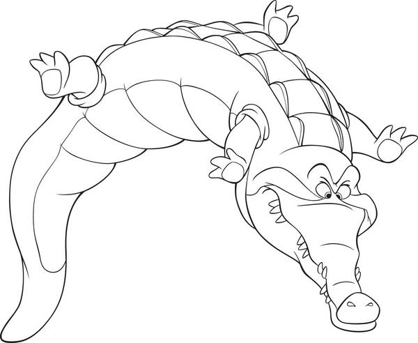 تمساح خنگ در کارتون پیتر پن