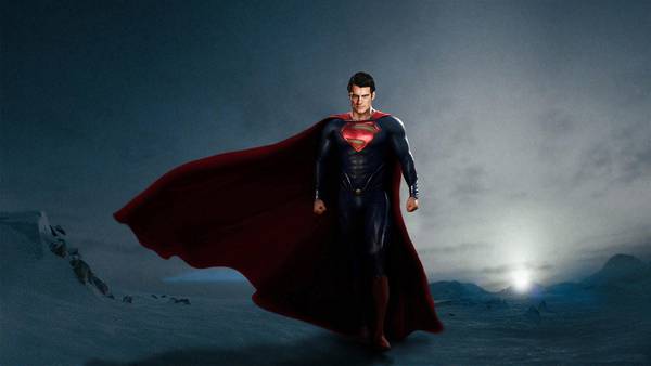 پوستر سوپرمن در تم تاریک