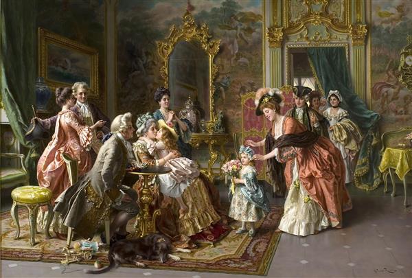 تصویر هنری تبریک تولد در خانواده سلطنتی برای چاپ روی پوستر دیواری اتاق کودک و نوزاد لوکس