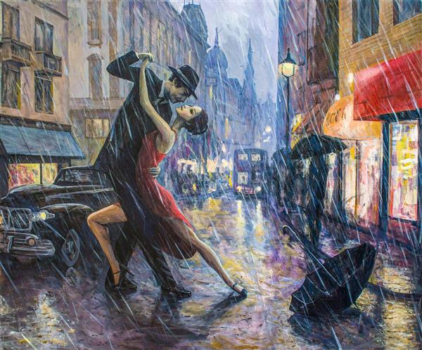 زندگی رقصی است زیر باران