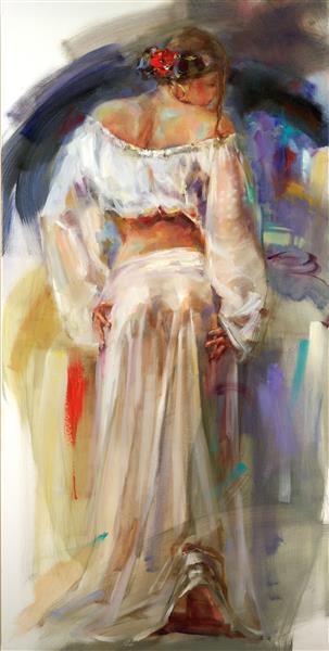 نقاشی شکوه زمرد اثر آنا رازوموسکایا