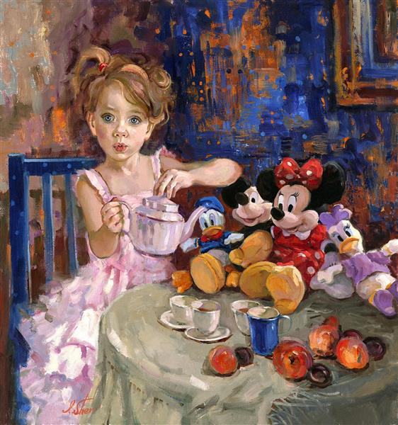 مهمانی چای دخترانه با شخصیت های عروسکی خانه میکی موس