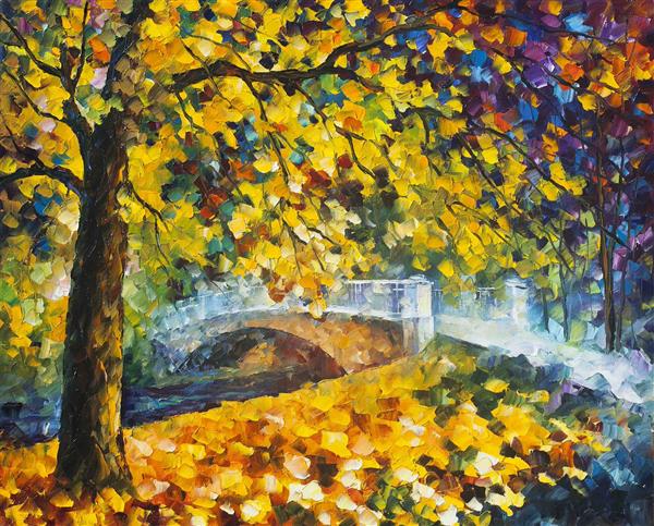 پل و پاییز نقاشی اثر لئونید افرموف