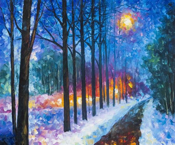 زمستان نقاشی اثر لئونید افرموف