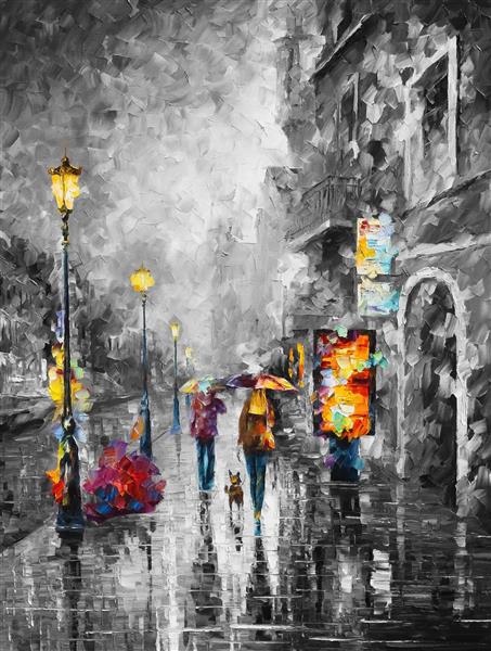 نقاشی شهر اثر لئونید افرموف