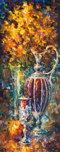 نقاشی گلدان اثر لئونید افرموف