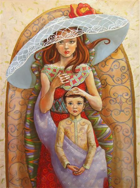 مادر و فرزند اثر ماریانا کالاچوا