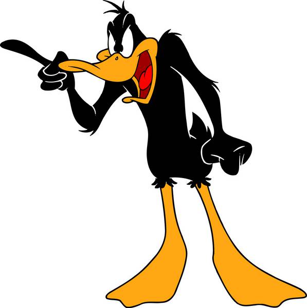 دافی داک اردک سیاه دارم بهت اخطار میدم