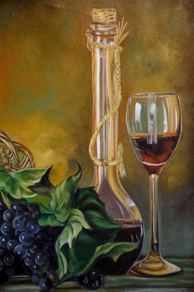 شراب ناب تابلو نقاشی
