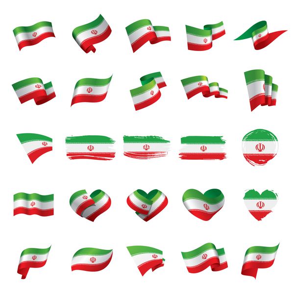 پرچم ایران تصویر برداری