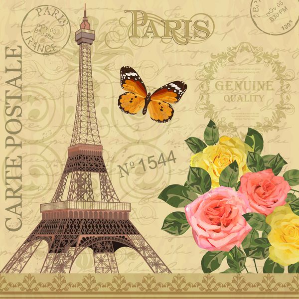 کارت پستال پرنعمت پاریس
