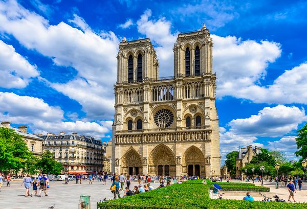کلیسای جامع Notre Dame de Paris در پاریس فرانسه معماری و نقاط دیدنی پاریس کارت پستال پاریس