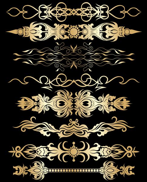 الگوی مجموعه طلا برای طراحی