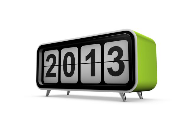 مفهوم سال جدید 2013 به صورت 3 بعدی
