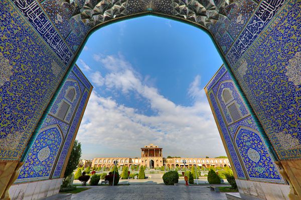 نمایی از میدان نقش نژاد در اصفهان ایران