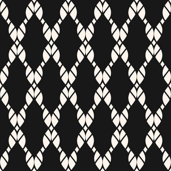 الگوی بدون درز مش بردار بافت سیاه و سفید با مشبک طناب بافندگی نخ های عبور شبکه شبکه پارچه توری پس زمینه تک رنگ هندسی چکیده عنصر طراحی تکرار تاریک