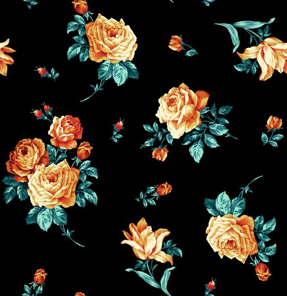 الگوی گل رز اریسانت گل زیبا برای چاپ
