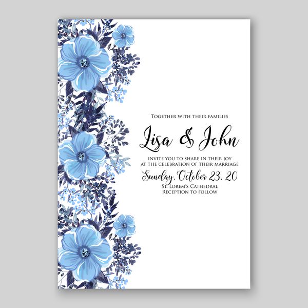 الگوی کارت دعوت عروسی گل گل آبی گلهای آبرنگ گل گل صد تومانی گل شقایق گل رز