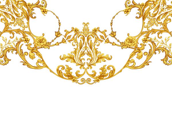 ترکیب تزئینی باروک طلایی
