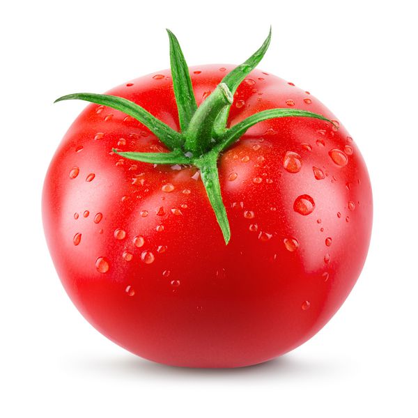 گوجه فرنگی گوجه فرنگی با قطره های جدا شده با مسیر قطع عمق کامل میدان