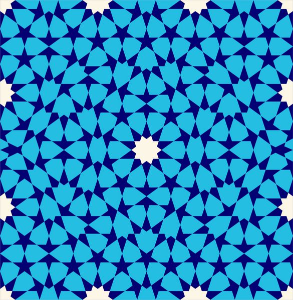 الگوی بدون درز مراکش پیشینه سنتی اسلامی عربی عنصر دکوراسیون مسجد