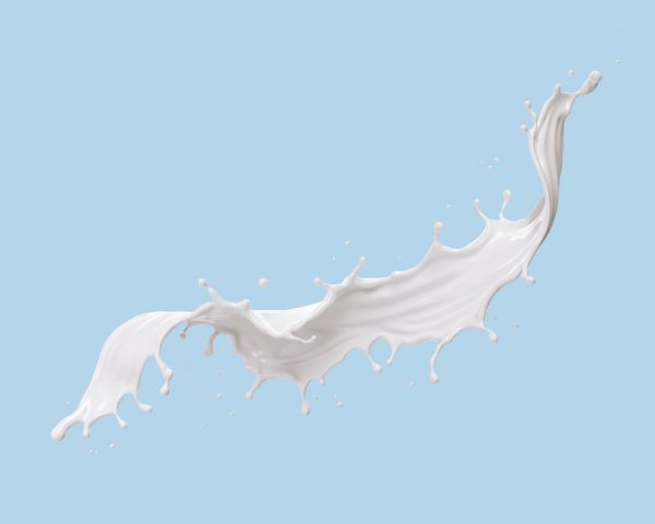 شیر یا چاشنی ماست تصویر 3D