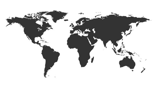 الگوی backgound Worldmap نقشه جدا شده از siluette جهان