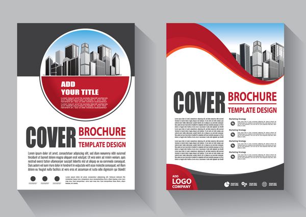 طرح قالب بروشور گزارش سالانه طراحی جلد مجله بروشور یا جزوه در A4 با اشکال هندسی آبی در زمینه چند ضلعی
