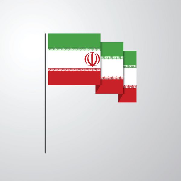 ایران از پس زمینه خلاق پرچم می پرد