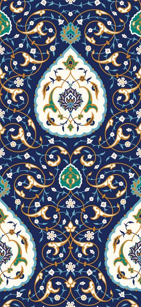 الگوی یکپارچه گلدار اسلامی برای طراحی شما پیشینه سنتی اسلامی عربی عنصر دکوراسیون مسجد