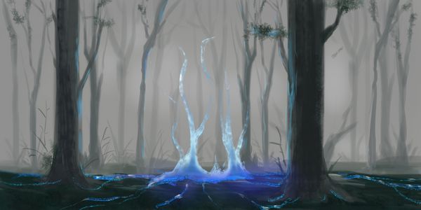 جنگل رمز و راز زمینه داستان هنر مفهومی تصویر واقعی بازی ویدیویی Digital CG Artwork مناظر طبیعت