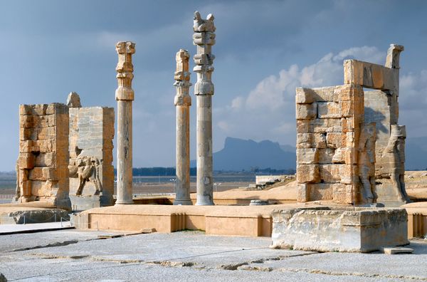 خشایارشا amp x27؛ دروازه تخت جمشید قرن ششم-چهارم قبل از میلاد پایتخت امپراتوری هخامنشی میراث جهانی از سال 1979 ایران