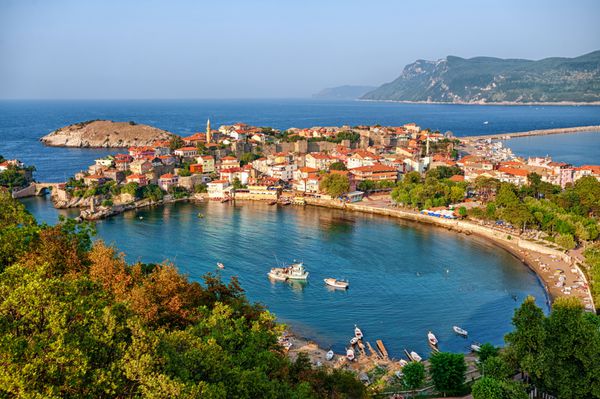 شهر آماسرا در ساحل دریای سیاه ترکیه
