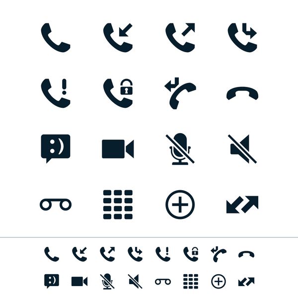نمادهای تلفن