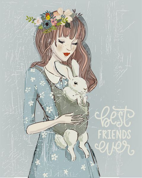 عکس خفن عکس دختر با سگ کارتونی