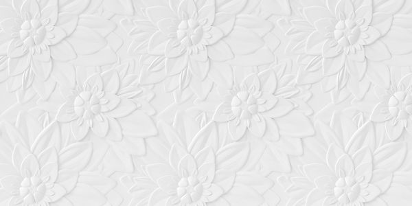 تصویر زمینه پس زمینه 3D تصویر پس زمینه گل های حجمی سفید با اندازه های مختلف با سایه به صورت افقی و عمودی قرار داده شده اند پانل سه بعدی تزئینات گل پس زمینه ارائه شده
